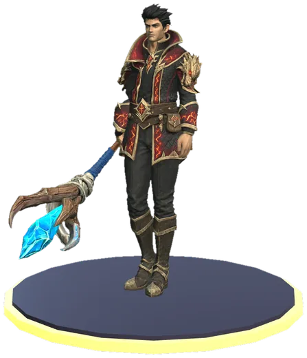 Mage in the Dragonfire Robe outfit